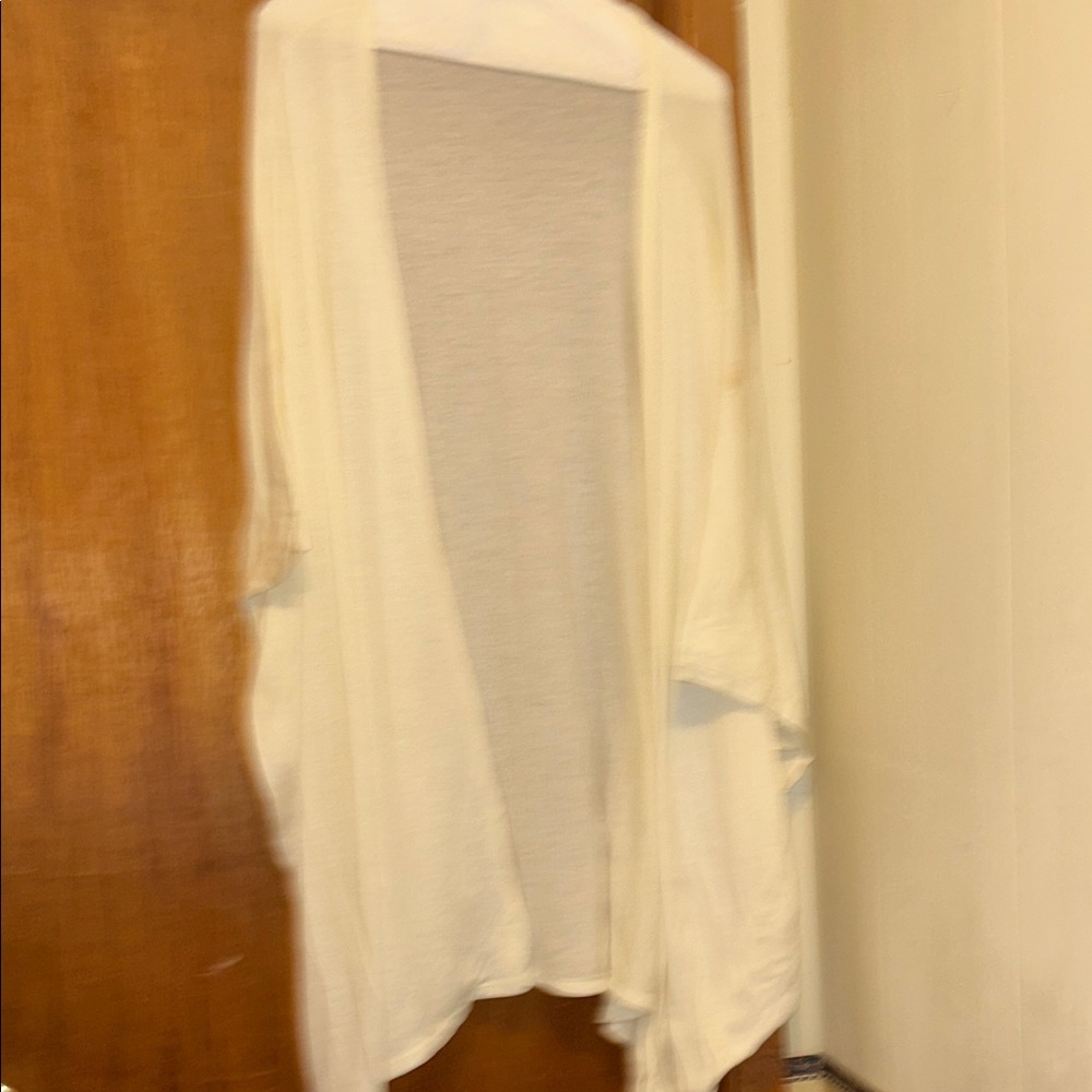 Elegant White Women's Cardigan